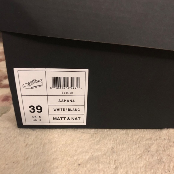 Matt & Nat AAHANA Vegan Sneakers - Brand New - Picture 3 of 5